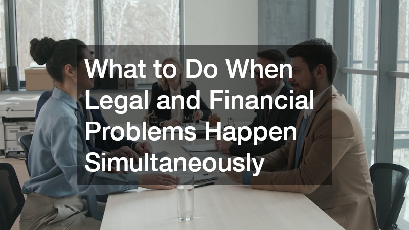 What to Do When Legal and Financial Problems Happen Simultaneously